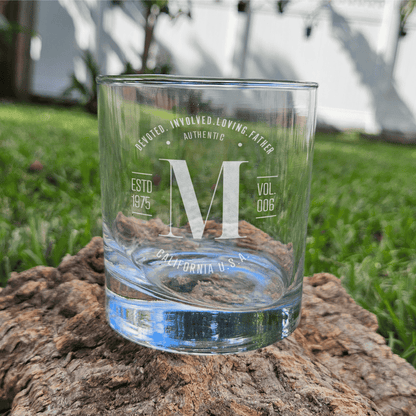 Custom Whiskey Glass Rounded