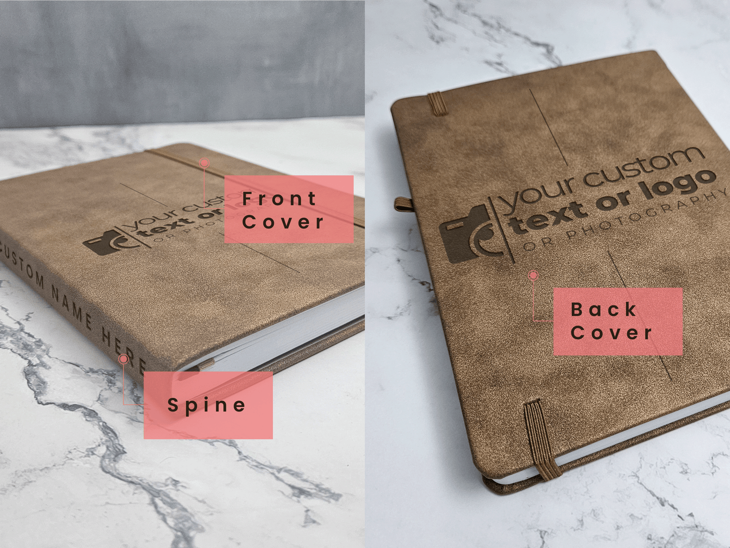 Customized Journal with Personalized Touch - Add Your Name, Logo, or Photo for a Unique Notebook