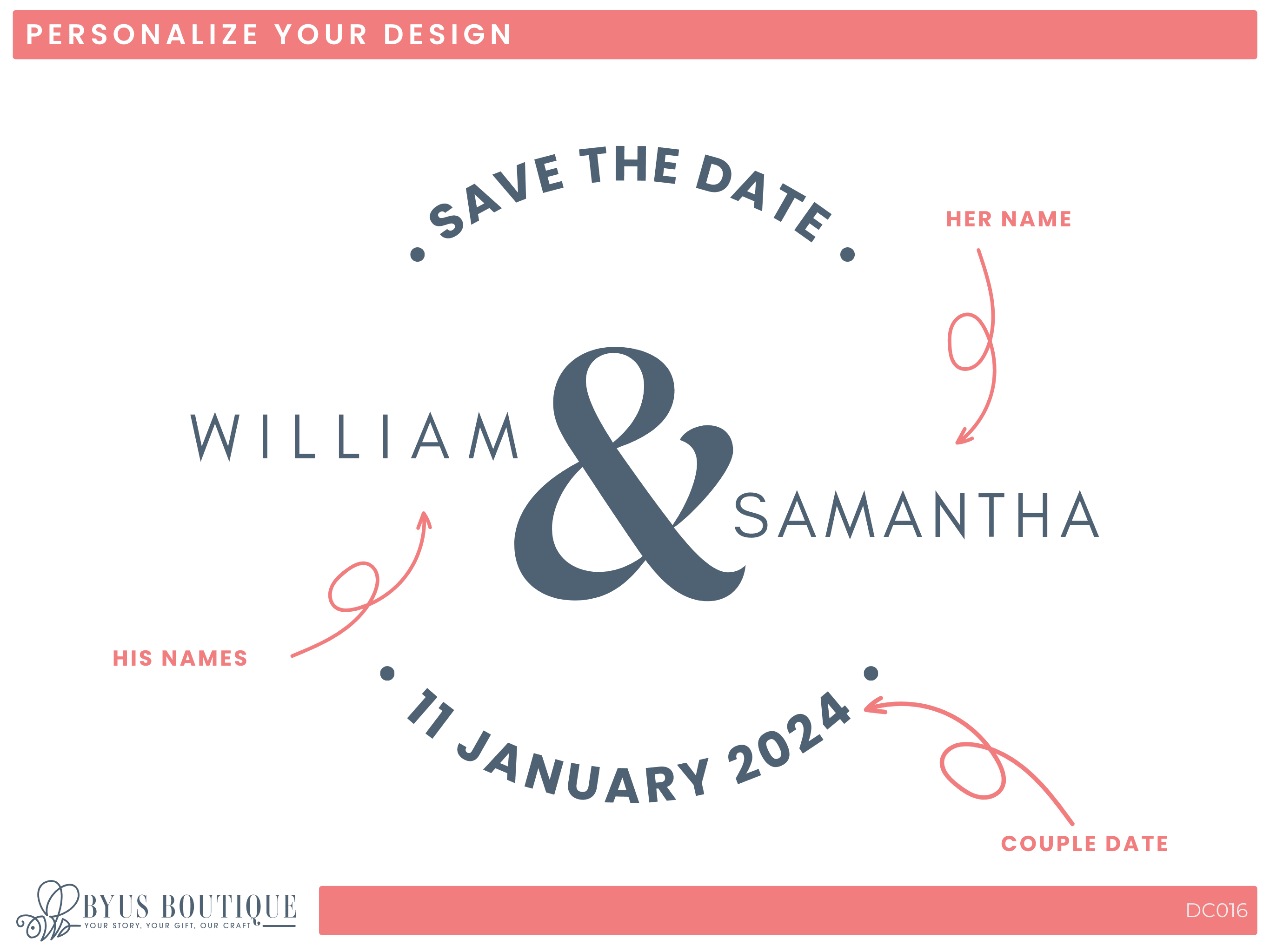 a save the date and wedding announcement