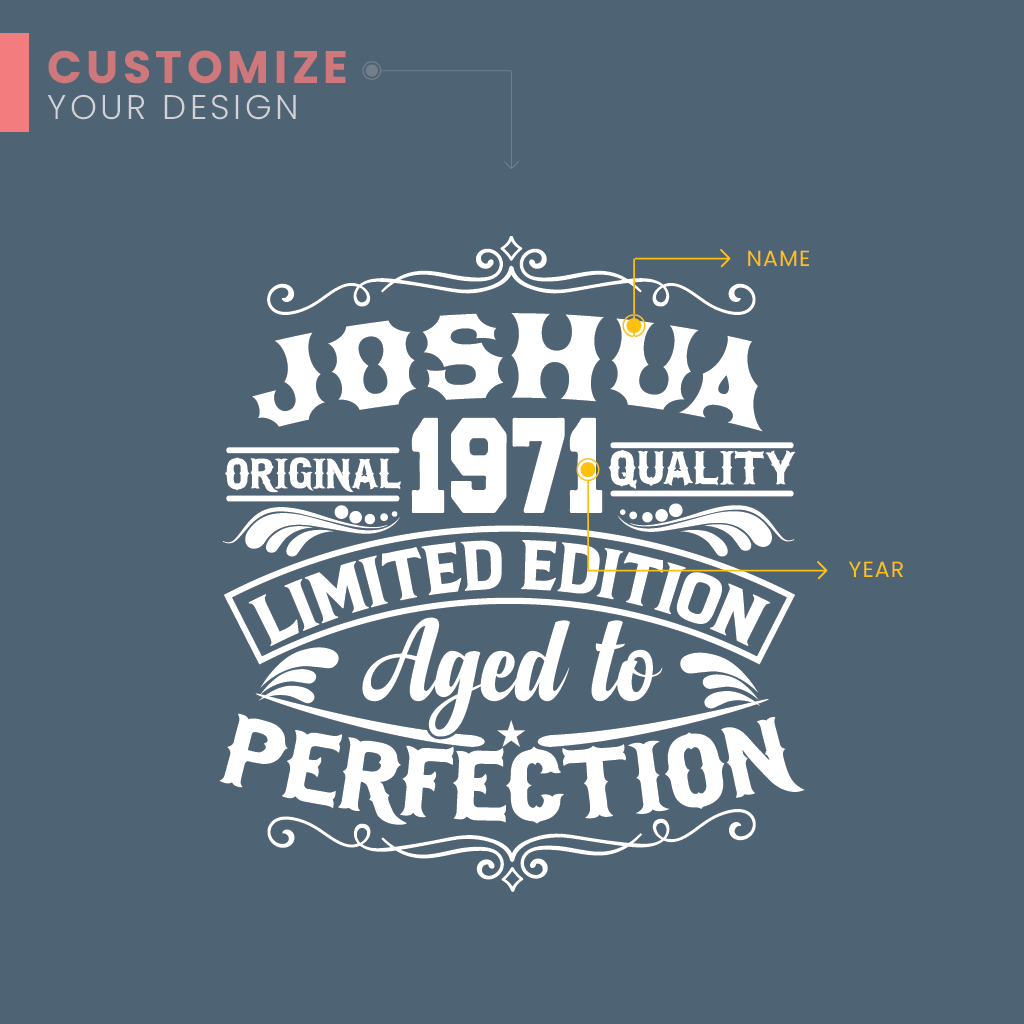 Custom Engraved Pint Glass · Limited Edition Aged to perfection