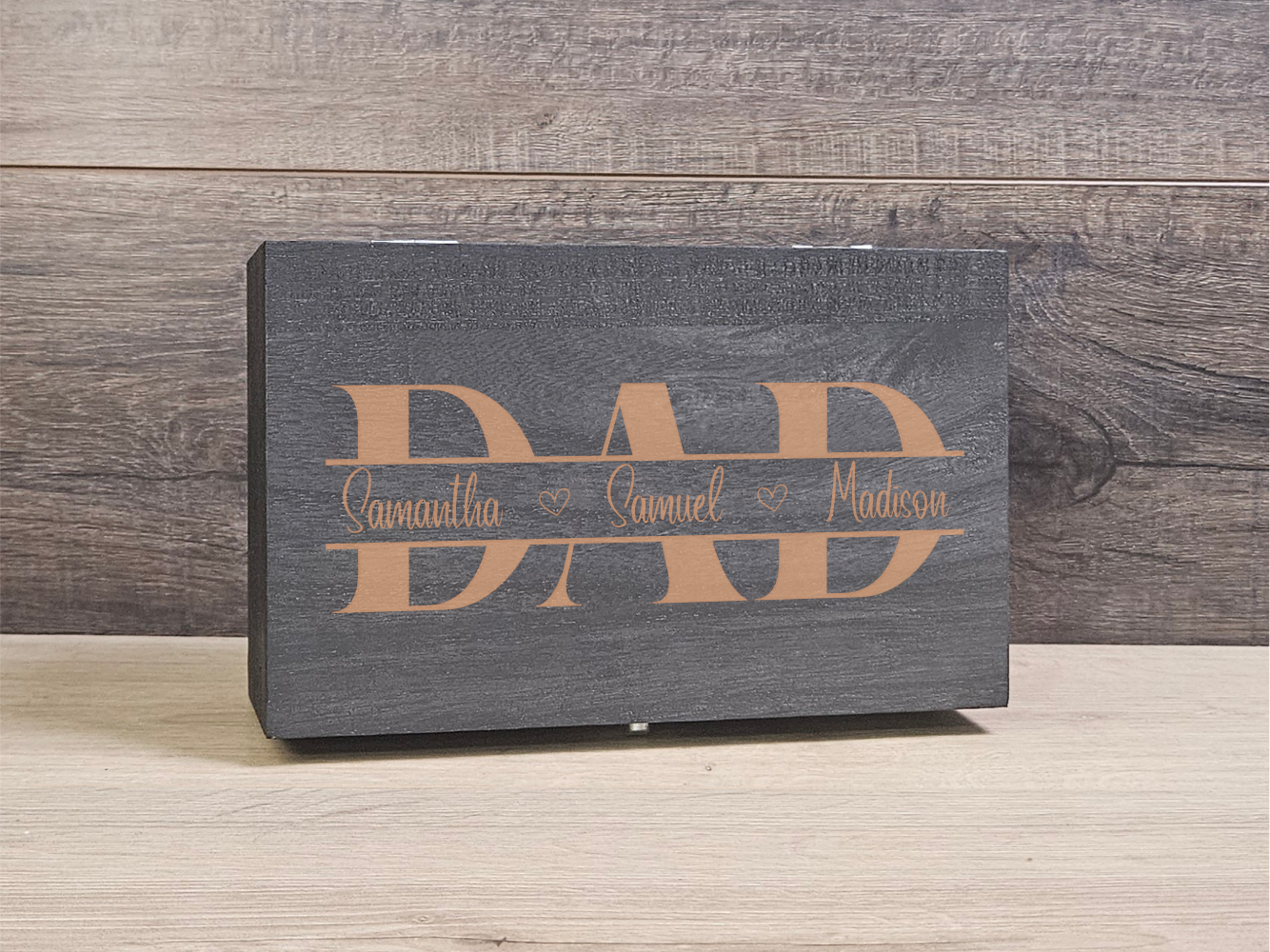Custom Father’s Day Whiskey Set, wooden box - Gift for Father’s Day or Dad Birthday - DD005