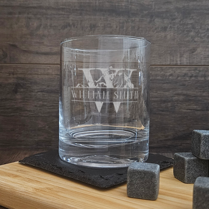 Custom Whiskey Glasses - Unique Engraving Gift