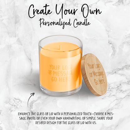 Personalized Engraved Candle | Unique Gift for Special Occasions | Customizable for Weddings, Anniversaries, Birthdays & More!