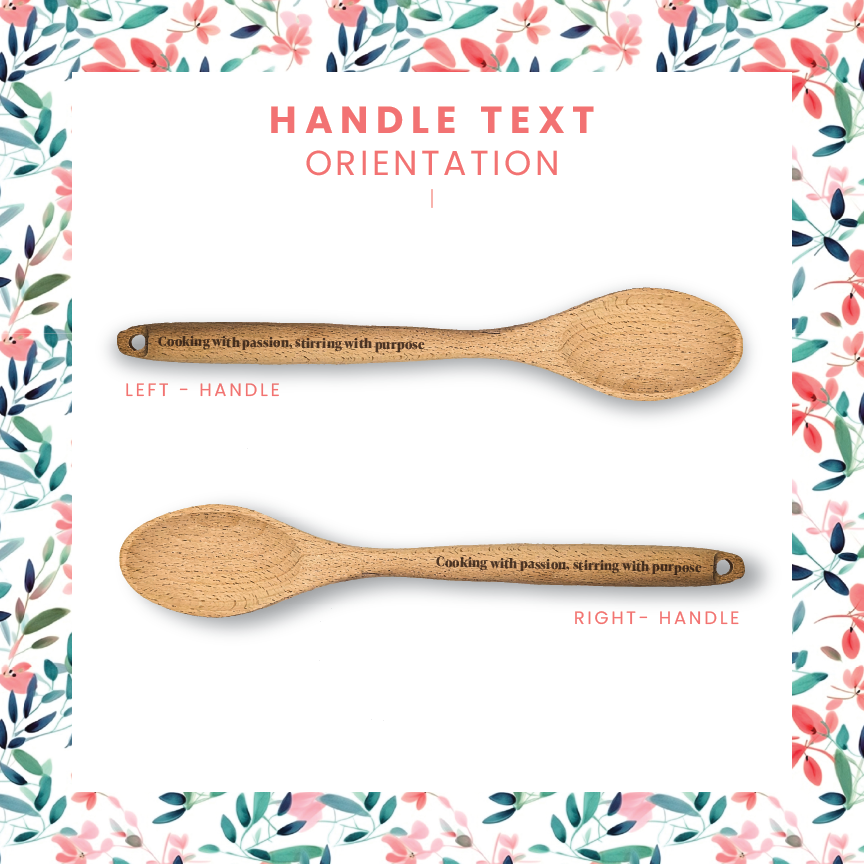 Personalized Kitchen Wooden Spoon | Engraved with Peanut