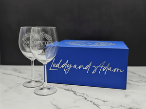 WINE GLASSES MAGNETIC GIFT BOX